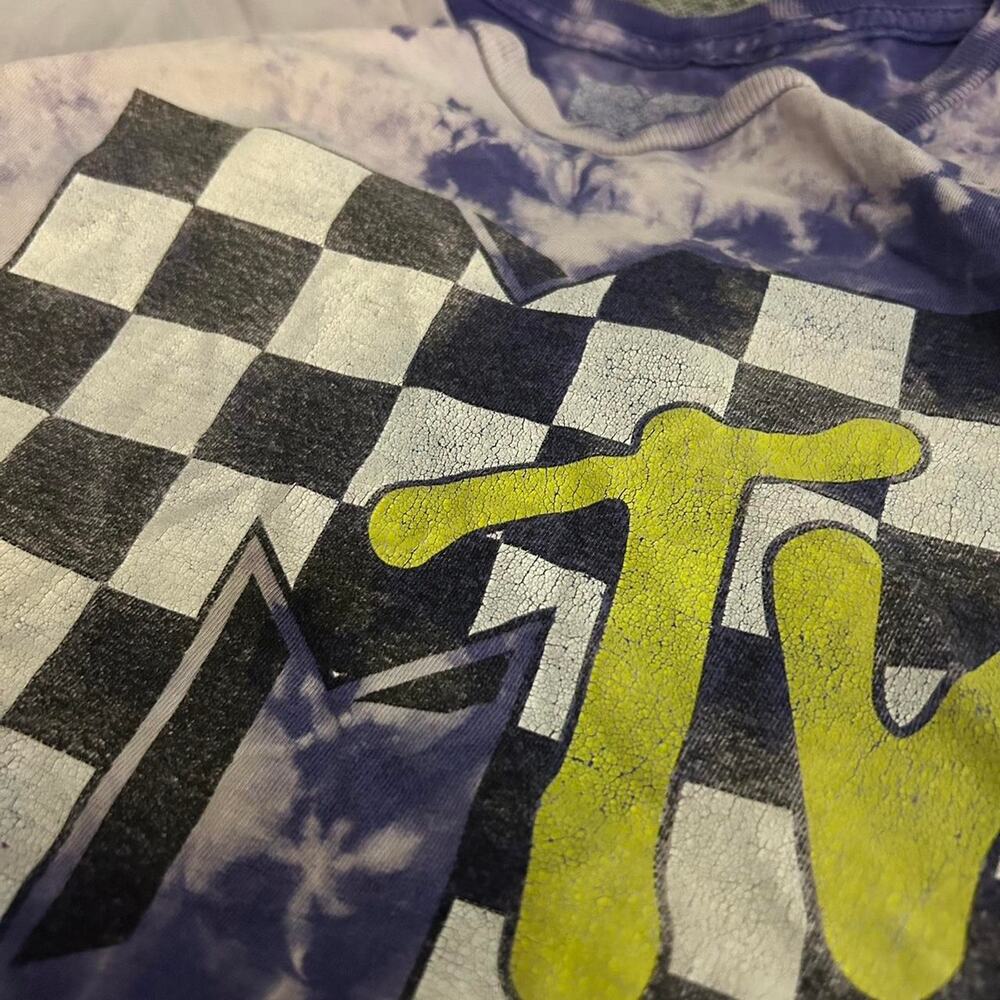 (XL) Purple Tie Dye MTV Shirt